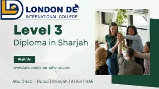 Level 3 International Foundation Diploma in Sharjah