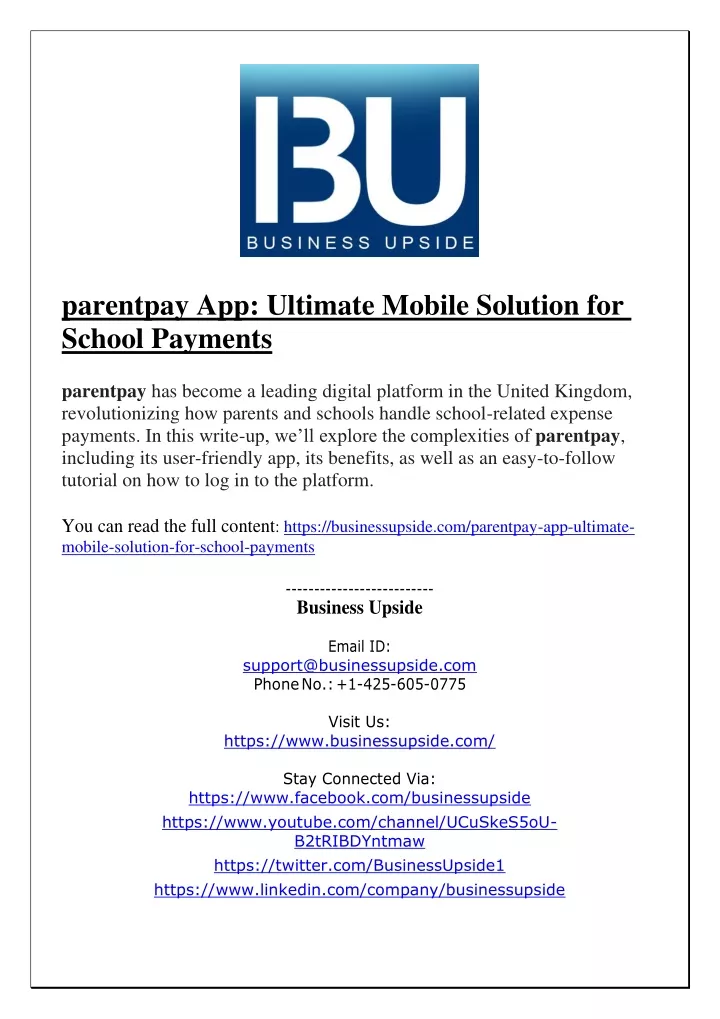 parentpay app ultimate mobile solution for school
