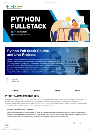 best python full-stack course