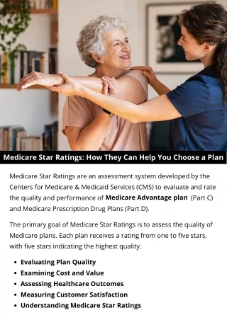 Medicare Star Ratings How They Can Help You Choose a Plan