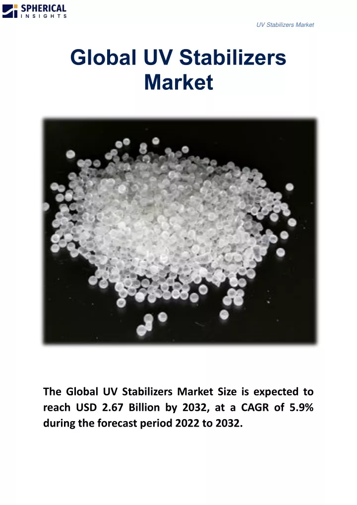 uv stabilizers market