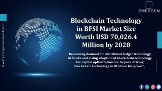 Blockchain Technology in BFSI Market Size, Share Analysis BY 2030