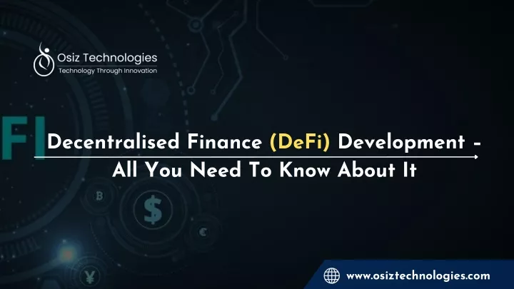 decentralised finance defi development