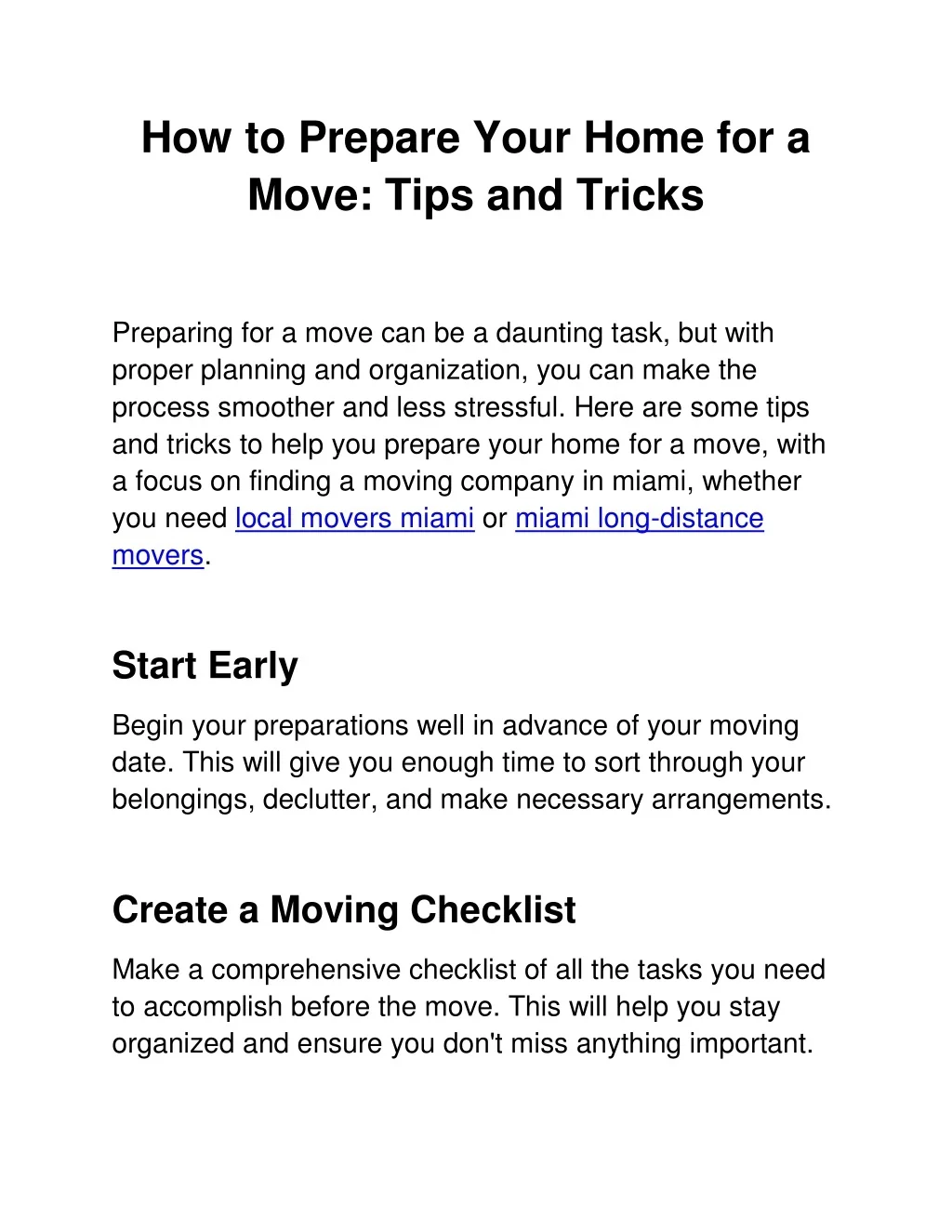 PPT - How to Prepare Your Home for a Move PowerPoint Presentation, free ...
