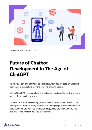 Future of Chatbot Development In The Age of ChatGPT