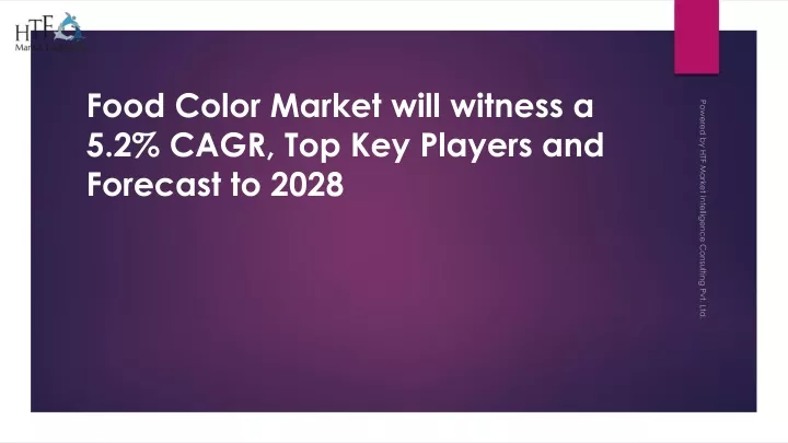 food color market will witness a 5 2 cagr top key players and forecast to 2028