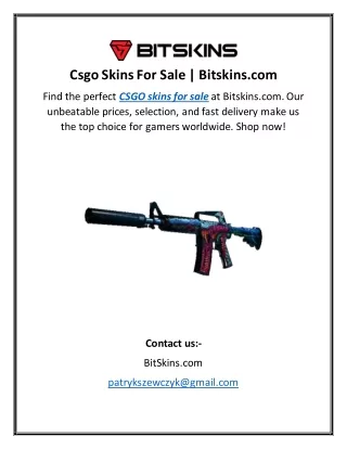 csgo skins for sale bitskins com