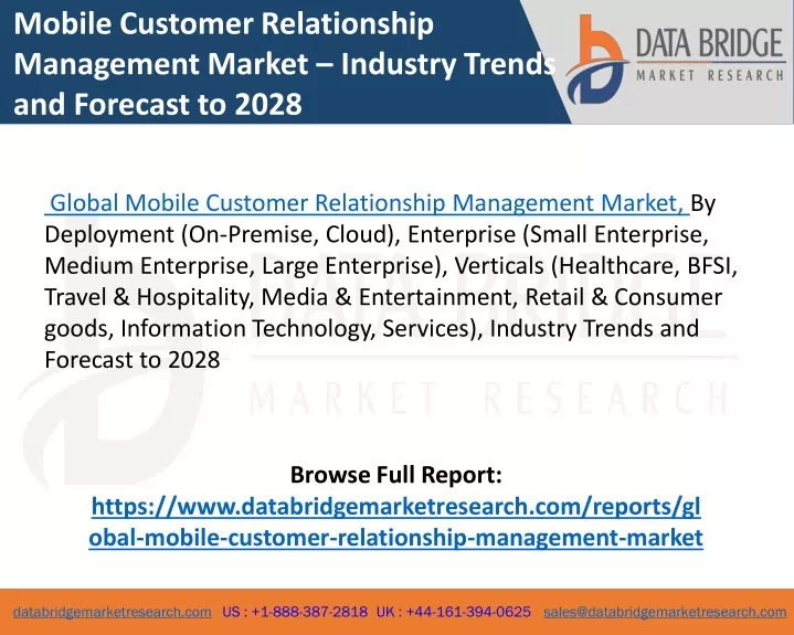 mobile customer relationship management market