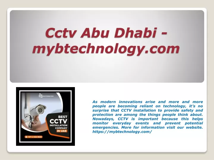 cctv abu dhabi mybtechnology com