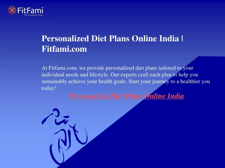 personalized diet plans online india fitfami