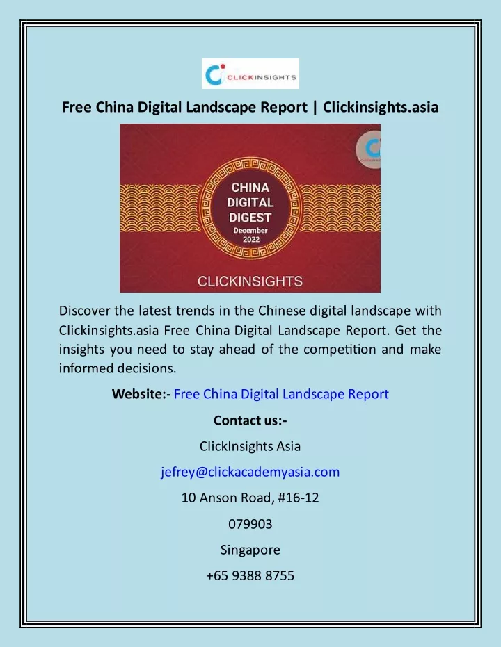 free china digital landscape report clickinsights