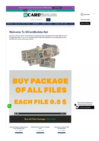 Fake Docs - Buy Scannable Fake IDs Online, Fake ID Templates