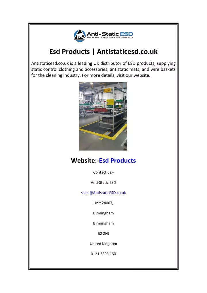 esd products antistaticesd co uk