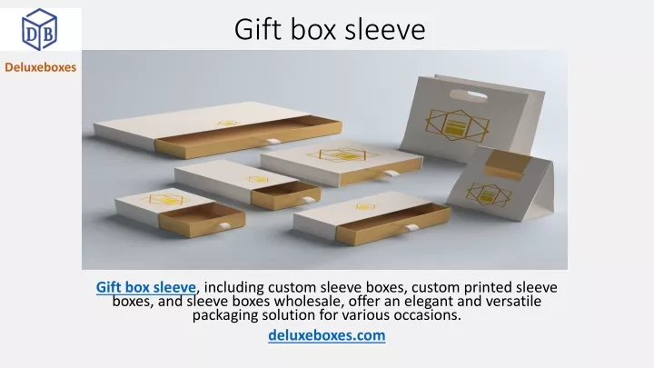 gift box sleeve