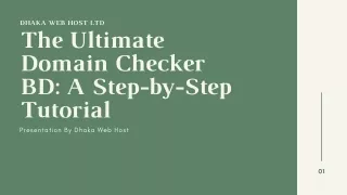 The Ultimate Domain Checker BD A Step-by-Step Tutorial
