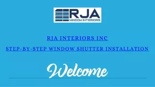 Step-by-Step Window Shutter Installation