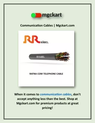 communication cables mgckart com