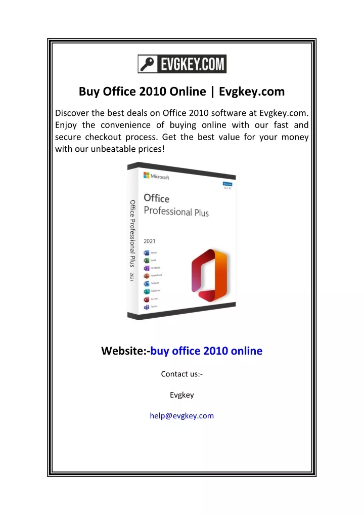 buy office 2010 online evgkey com