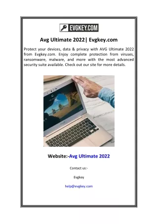 avg ultimate 2022 evgkey com