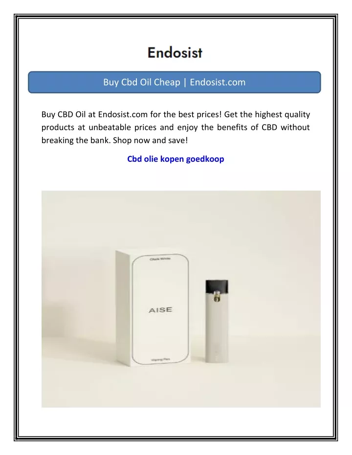 buy cbd oil cheap endosist com