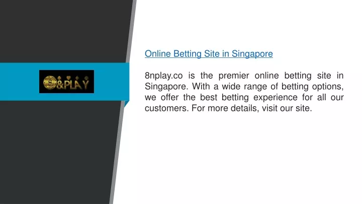 online betting site in singapore 8nplay