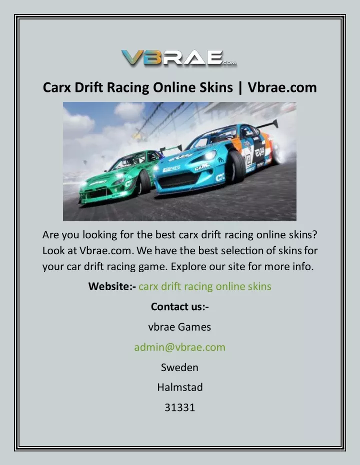 carx drift racing online skins vbrae com