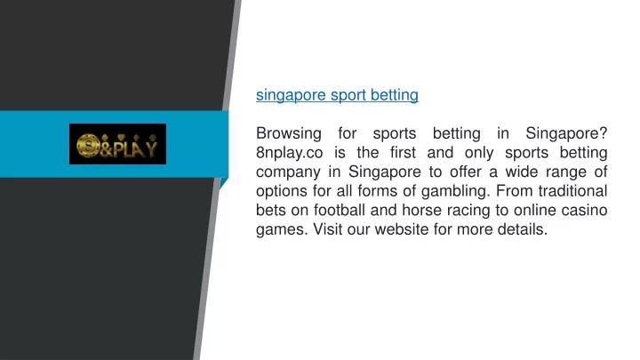 singapore sport betting browsing for sports