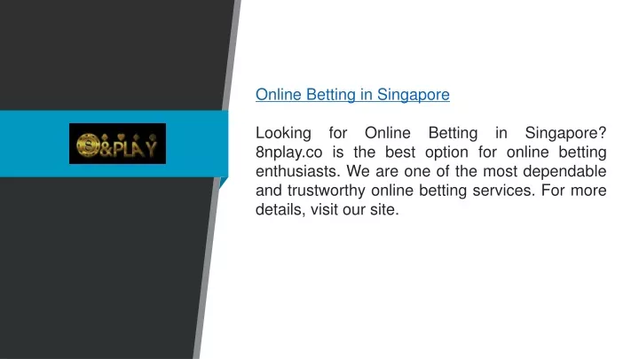 online betting in singapore looking for online