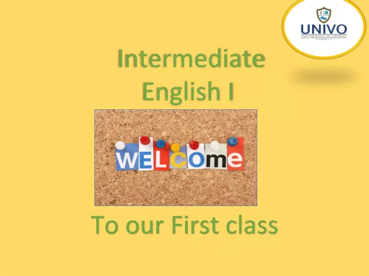 intermediate english i