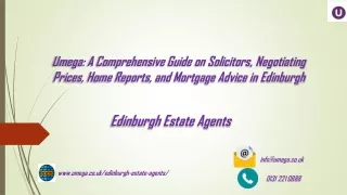 A Comprehensive Guide on Solicitors, Negotiating Prices, Home Reports, and Mortg