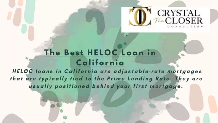 the best heloc loan in california