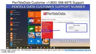 1(800) 568-6975 PenTeleData Customer Service