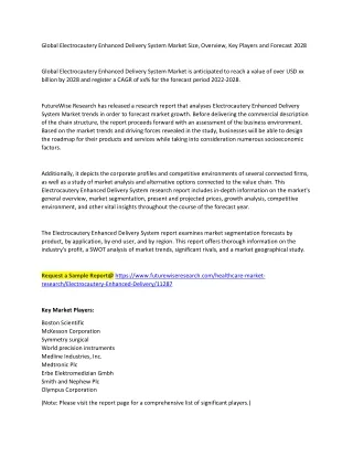 global electrocautery enhanced delivery system