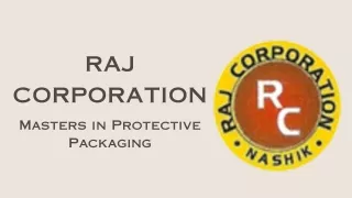 RAJ Corporation Catalogue