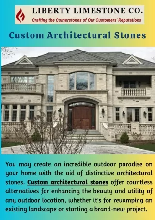 custom architectural stones
