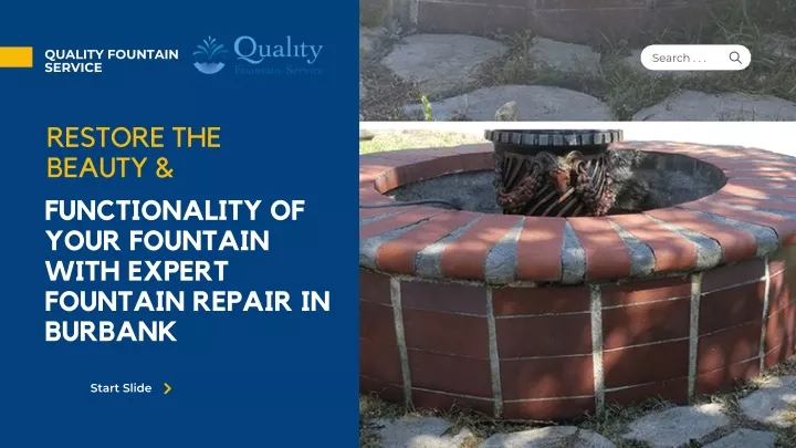 quality fountain service