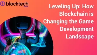 Unleash the Potential of Blockchain in Gaming: Expert Game Development Services