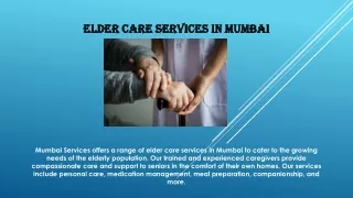 Baby Care Services In Mumbai | Driver Service in Mumbai