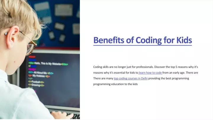 benefits of coding for kids