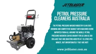 Powerful Petrol Pressure Cleaners in Australia: Unleash the Force of Cleaning!