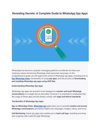 revealing secrets a complete guide to whatsapp