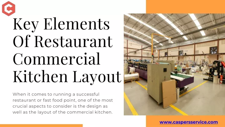 key elements of restaurant commercial kitchen