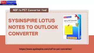 nsf to pst converter tool