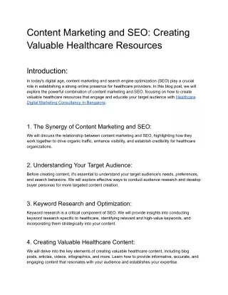 content marketing and seo creating valuable