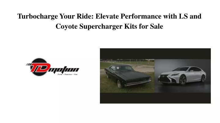 turbocharge your ride elevate performance with
