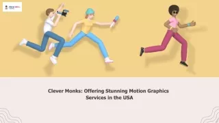 Contact Clever Monks for the Best Motion Graphics Service in the USA