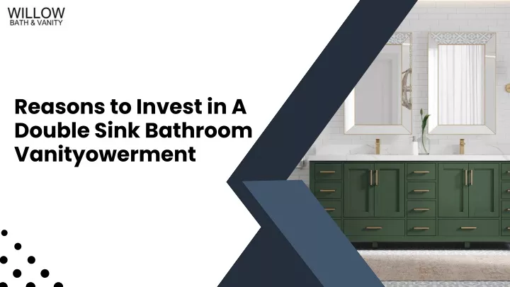 reasons to invest in a double sink bathroom