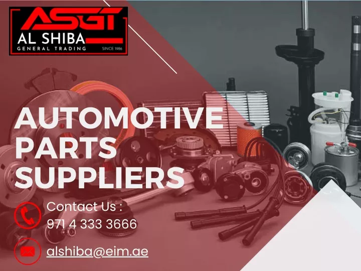 automotive parts suppliers contact