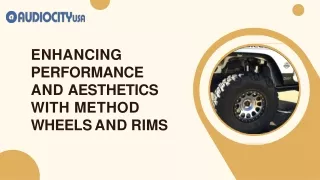 enhancing performance and aesthetics with method
