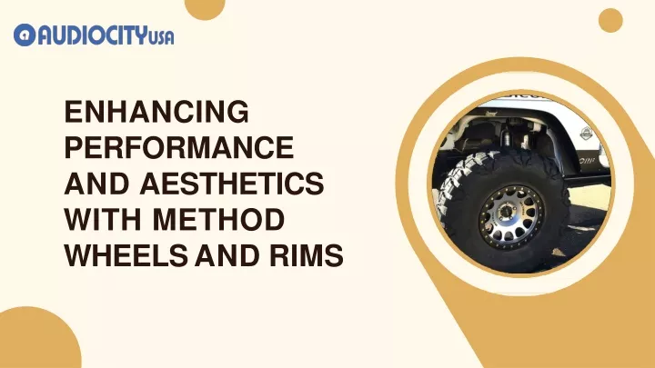 enhancing performance and aesthetics with method